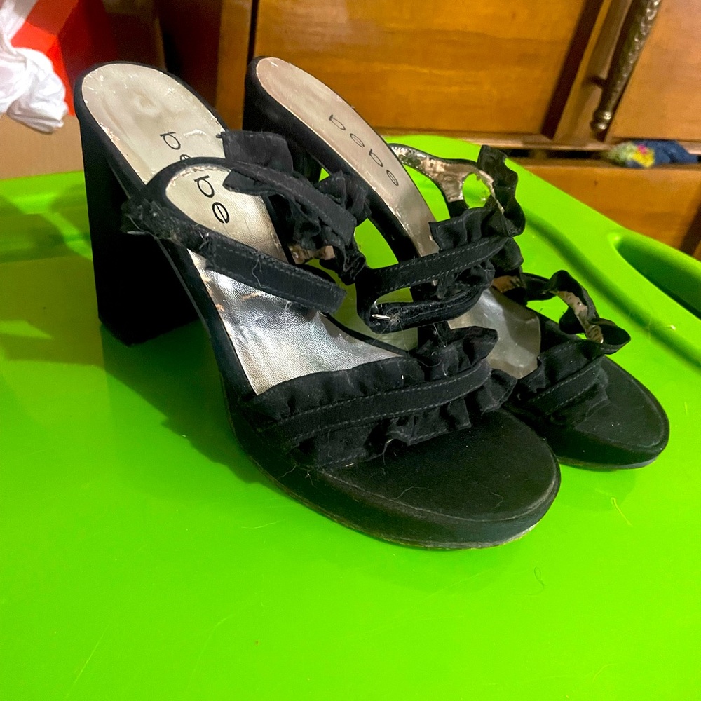 90’s Ruffles and Straps Heels